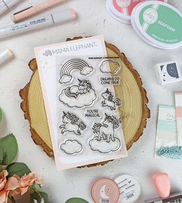 Set de sellos A Unicorn's Dream de Mama Elephant