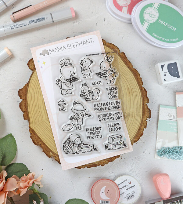 Set de sellos Baked With Love de Mama Elephant