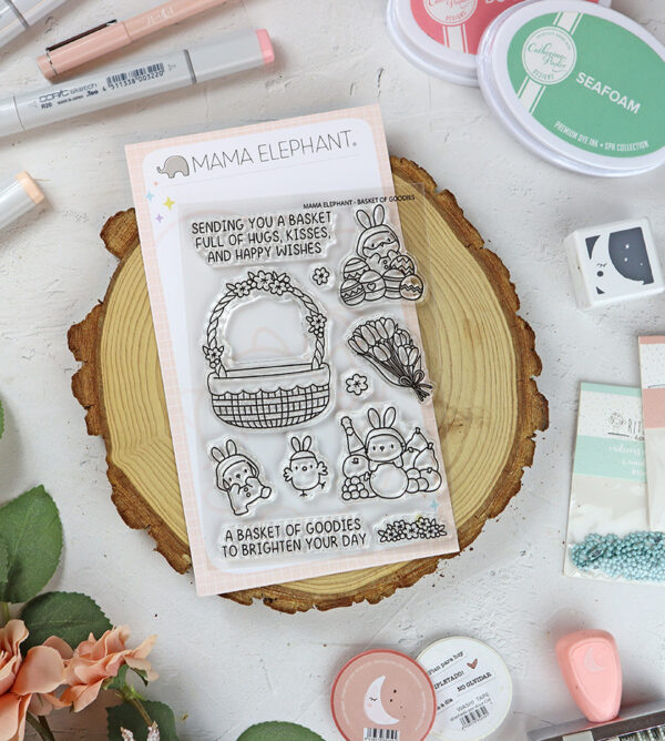 Set de sellos Basket of Goodies de Mama Elephant