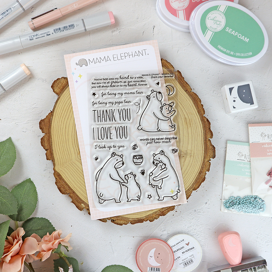 Set de sellos Bear Hugs de Mama Elephant