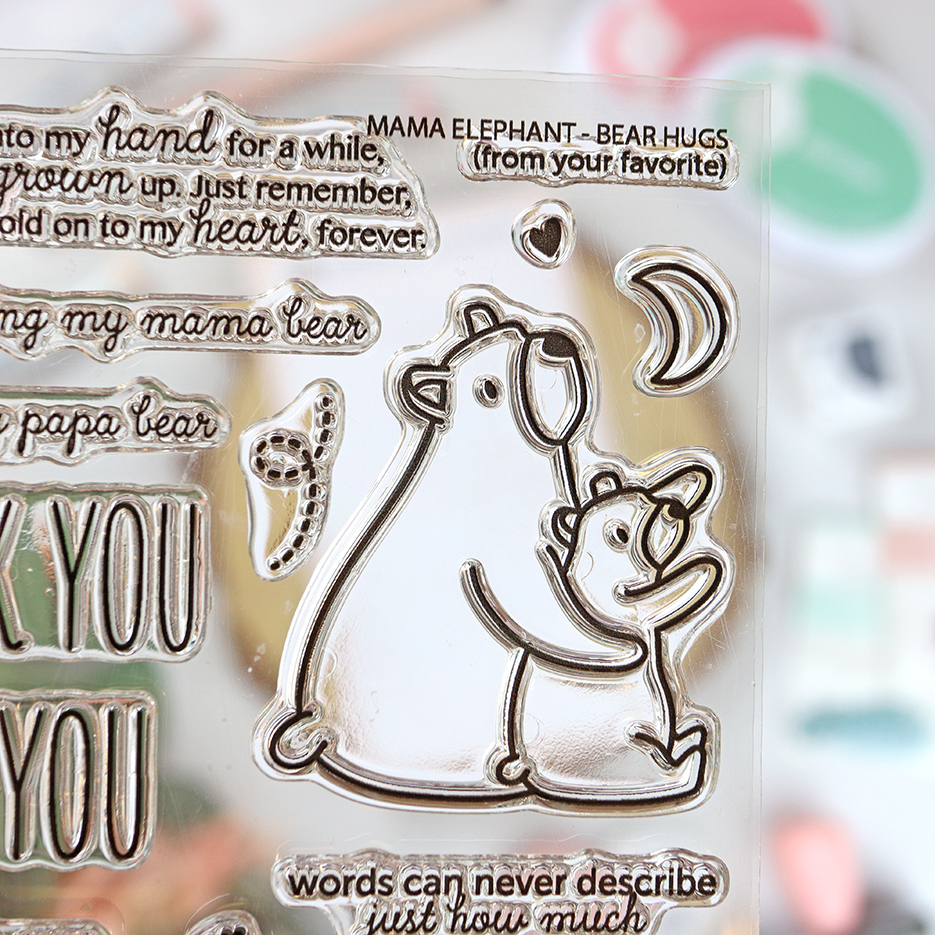 Set de sellos Bear Hugs de Mama Elephant - Imagen 3