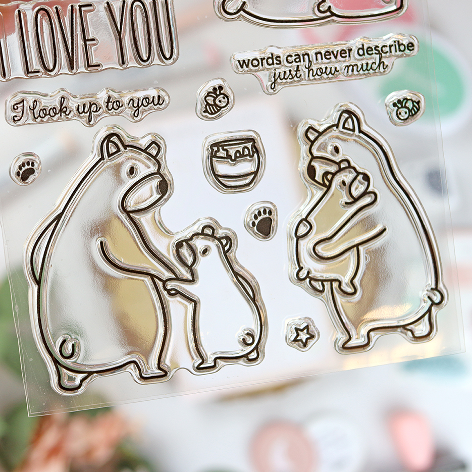 Set de sellos Bear Hugs de Mama Elephant - Imagen 4