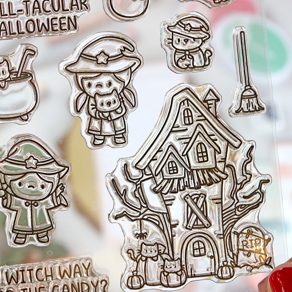 Set de sellos+troquel Bewitched de Mama Elephant - Imagen 2