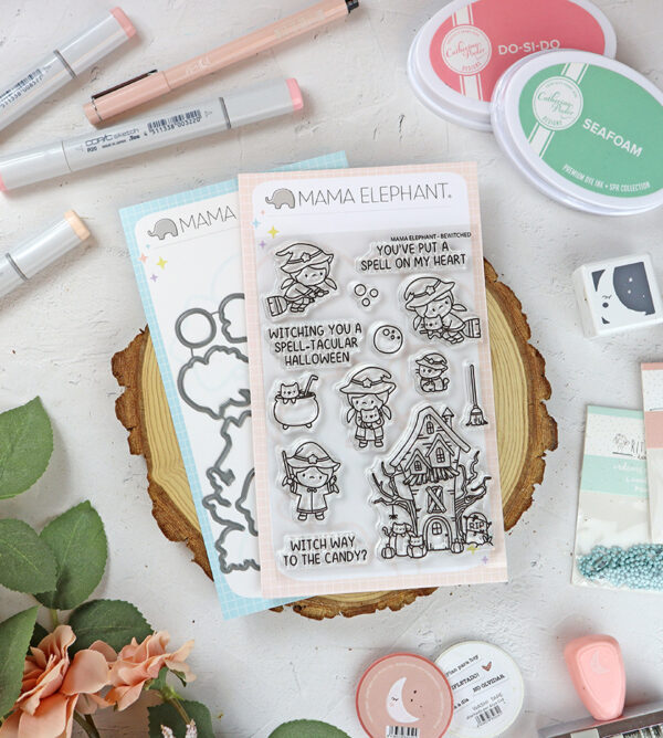 Set de sellos+troquel Bewitched de Mama Elephant