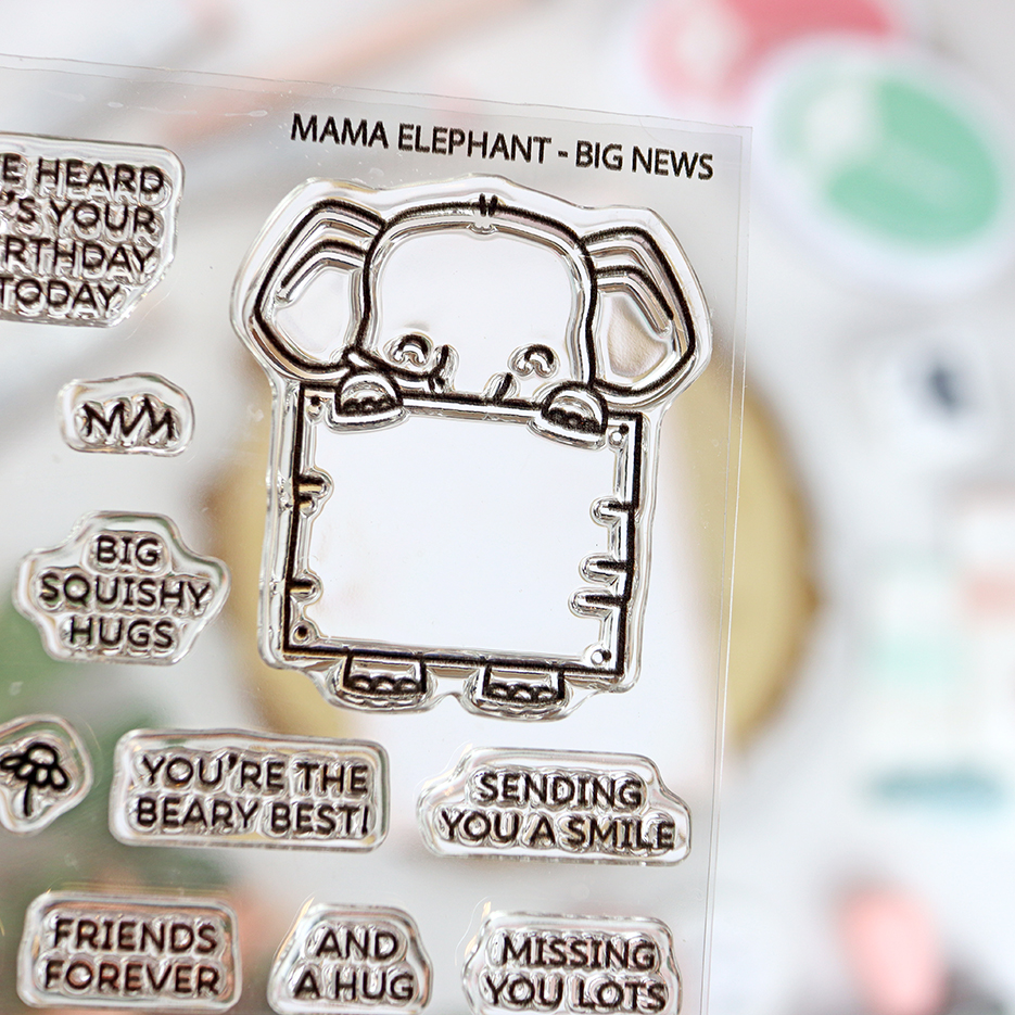 Set de sellos Big News de Mama Elephant - Imagen 3