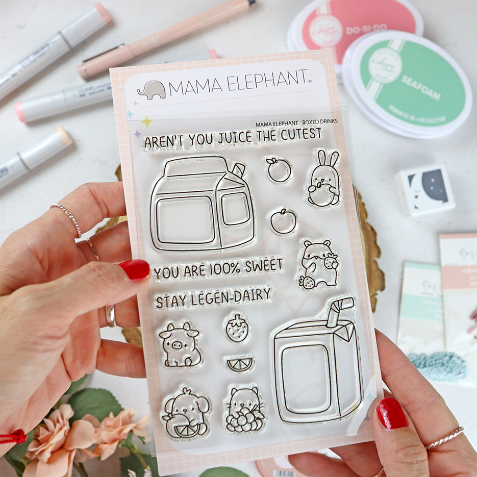 Set de sellos Boxed Drinks de Mama Elephant - Imagen 2