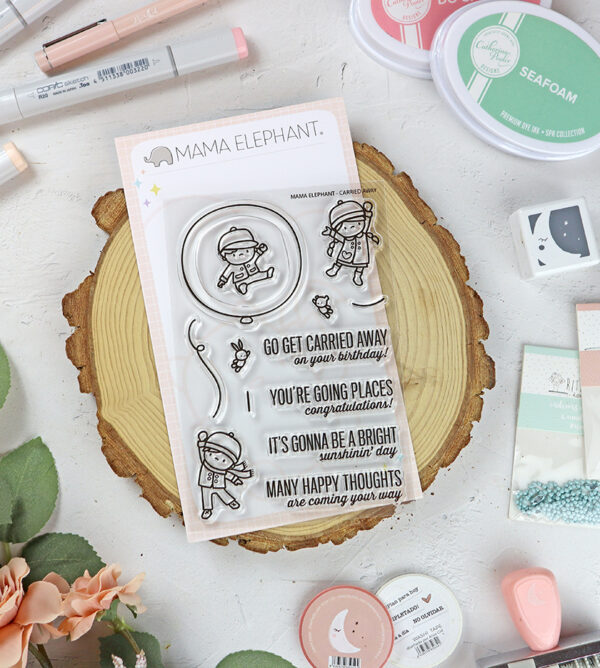 Set de sellos Carried away de Mama Elephant