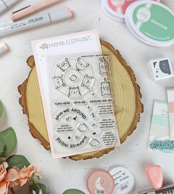 Set de sellos Circle of Friends de Mama Elephant