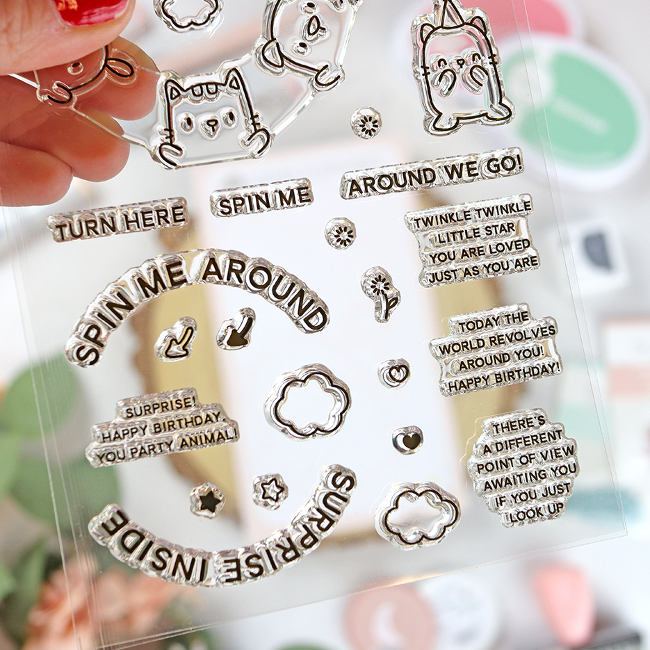 Set de sellos Circle of Friends de Mama Elephant - Imagen 4