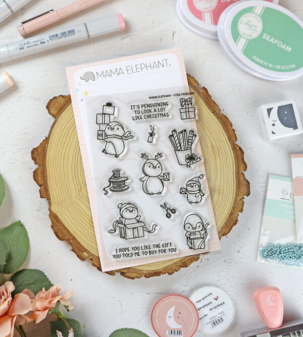 Set de sellos Cool Penguins de Mama Elephant