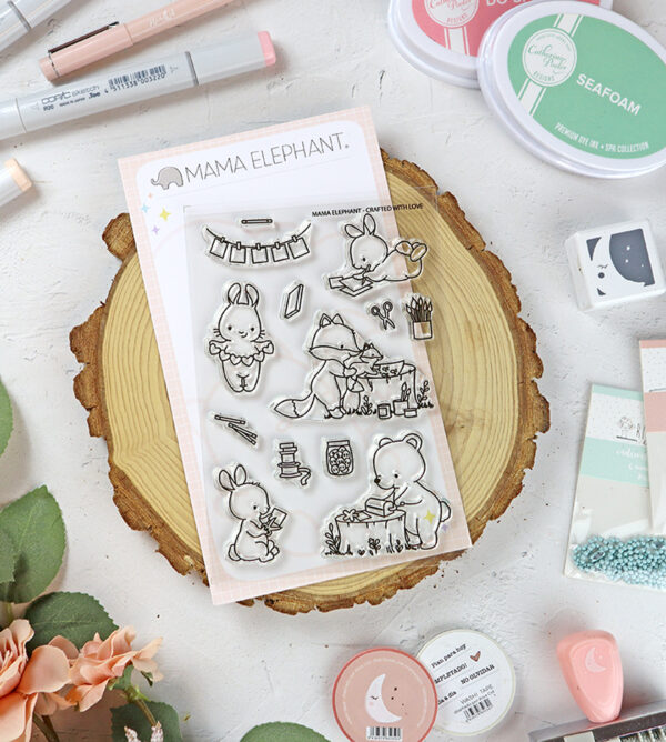 Set de sellos Crafted With Love de Mama Elephant