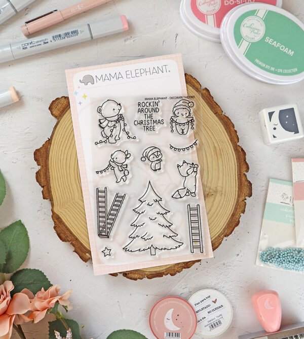 Set de sellos Decorate The Tree de Mama Elephant