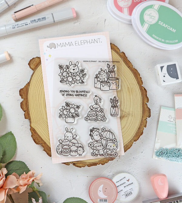 Set de sellos Deliver Spring Happiness de Mama Elephant