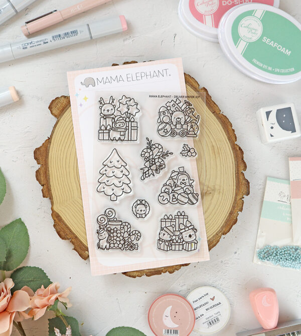 Set de sellos Deliver Winter Joy de Mama Elephant
