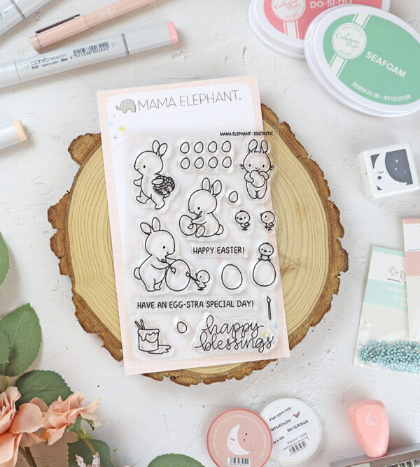 Set de sellos Eggstastic de Mama Elephant