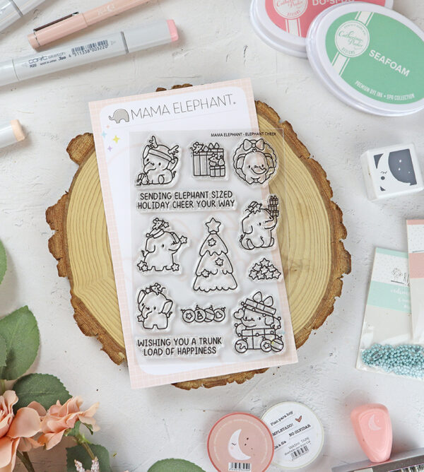 Set de sellos Elephant Cheer de Mama Elephant