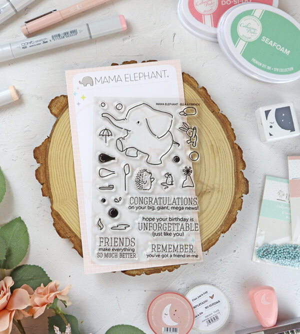Set de sellos Ella & Friends de Mama Elephant