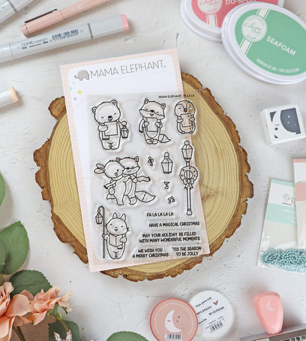 Set de sellos Fa La La de Mama Elephant