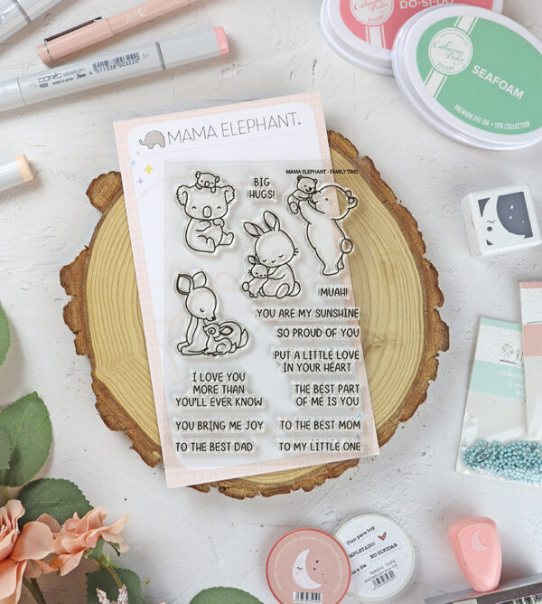 Set de sellos Family Time de Mama Elephant
