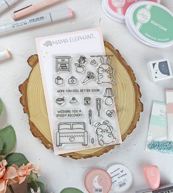 Set de sellos Feel Better de Mama Elephant