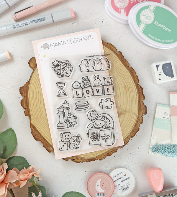 Set de sellos Game Night de Mama Elephant