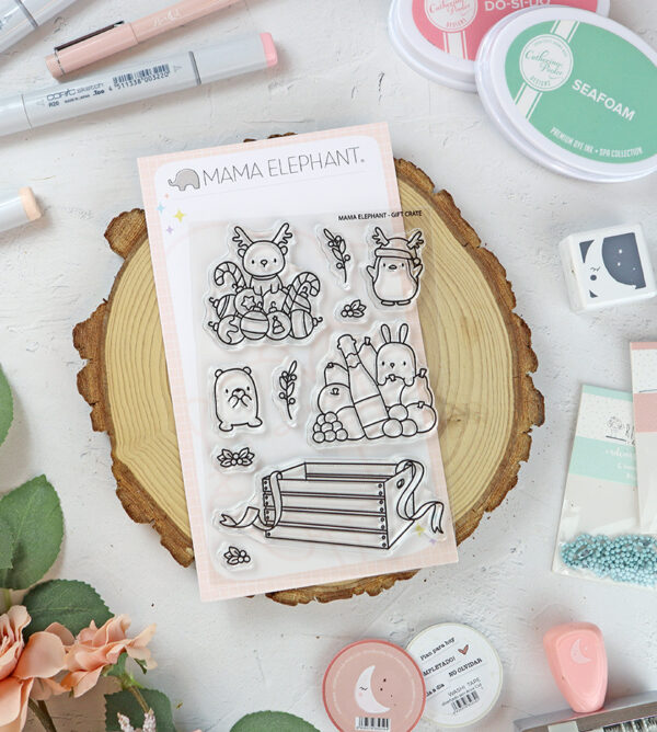 Set de sellos Gift Crate de Mama Elephant