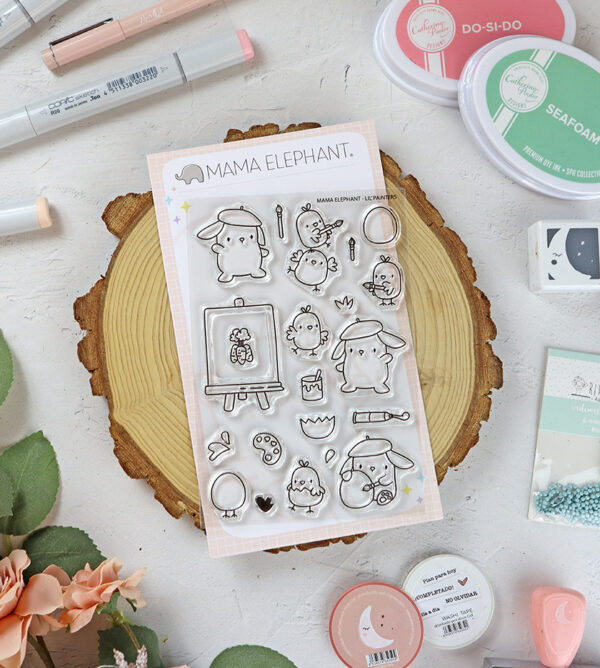 Set de sellos Lil' Painters de Mama Elephant