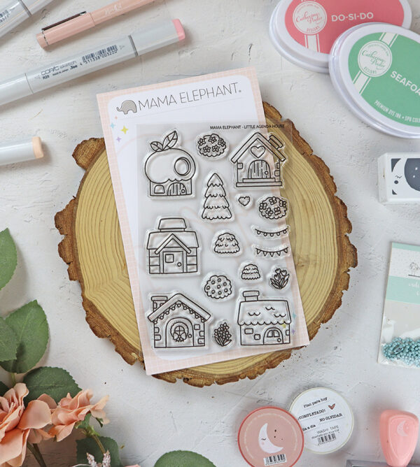 Set de sellos Little Agenda House de Mama Elephant