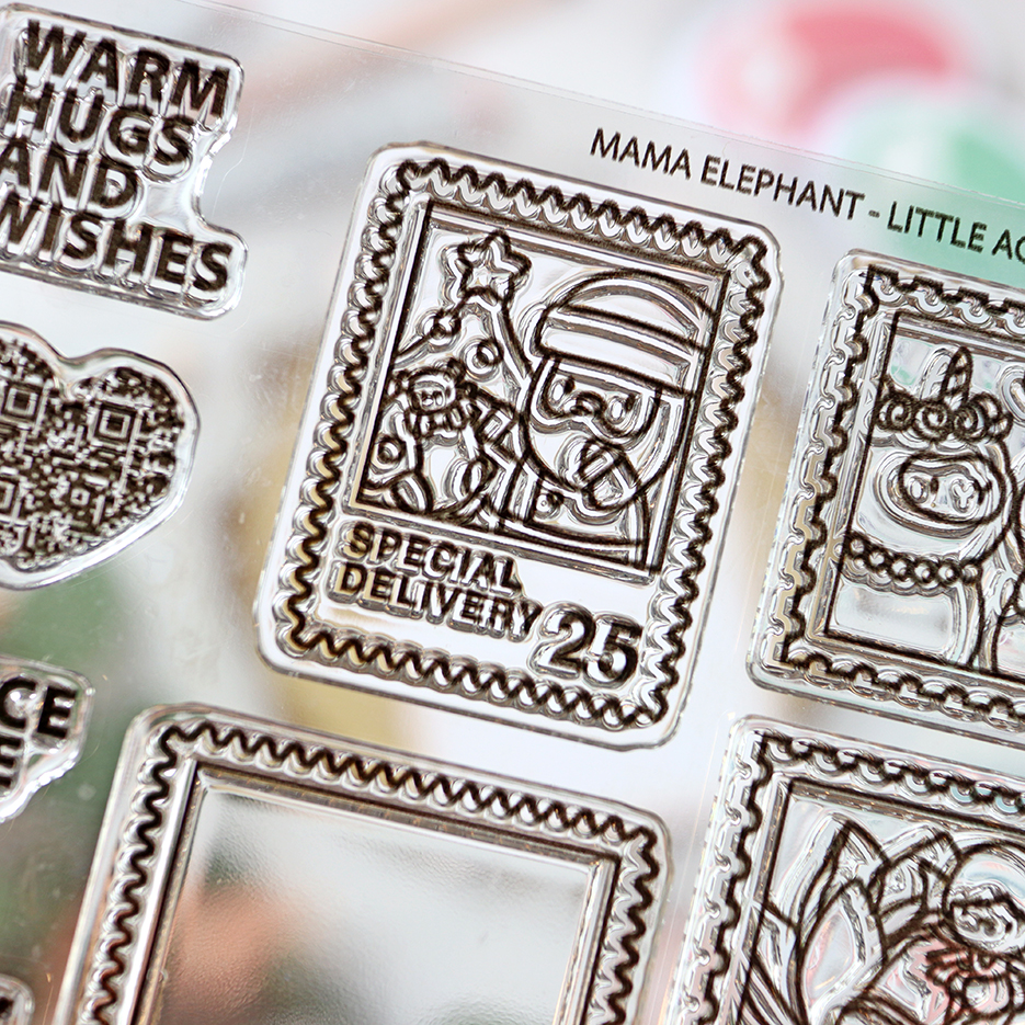 Set de sellos Little Agenda Postage de Mama Elephant - Imagen 3