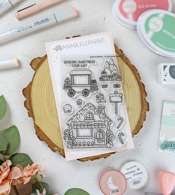 Set de sellos Little Agenda Sweets de Mama Elephant
