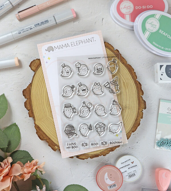 Set de sellos Little Boo Agenda de Mama Elephant