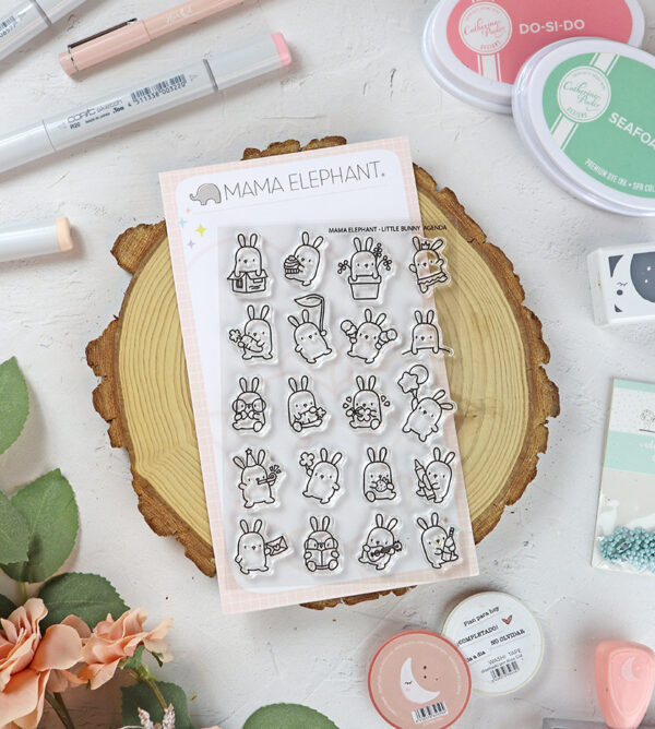 Set de sellos Little Bunny Agenda de Mama Elephant