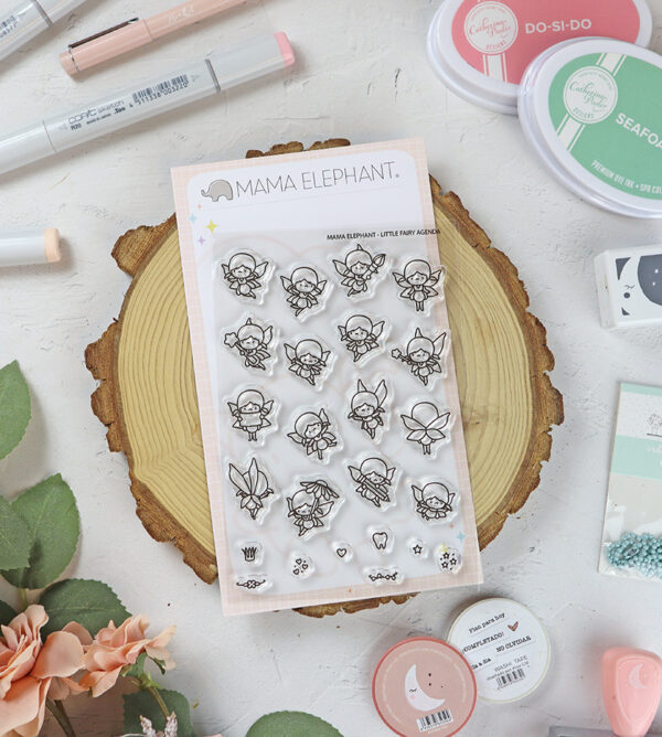 Set de sellos Little Fairy Agenda de Mama Elephant