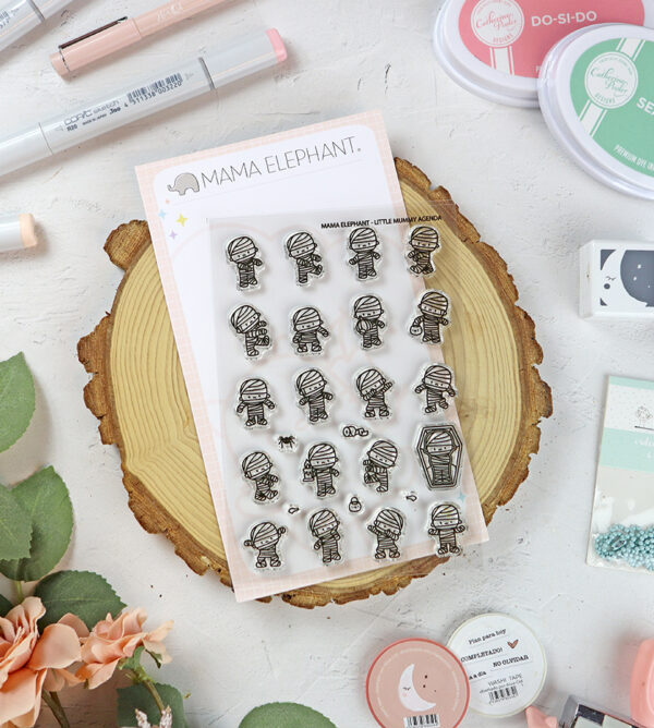 Set de sellos Little Mummy Agenda de Mama Elephant