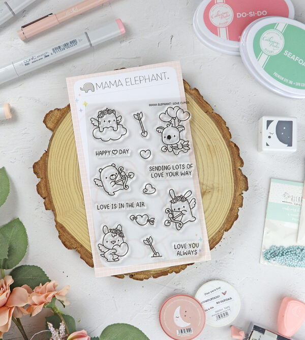 Set de sellos Love Cupids de Mama Elephant