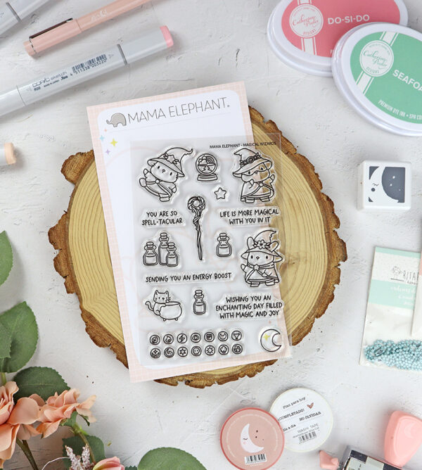 Set de sellos Magical Wizards de Mama Elephant