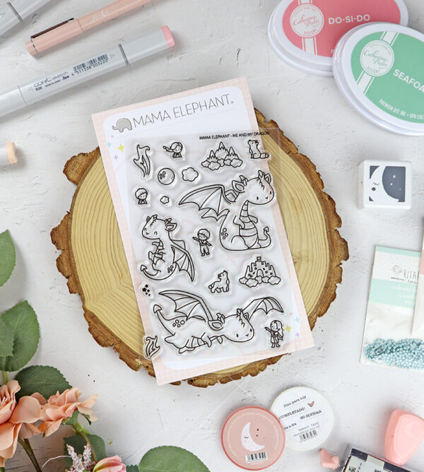 Set de sellos Me & My Dragon de Mama Elephant