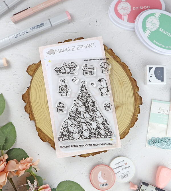 Set de sellos Oh Gnomie Tree de Mama Elephant