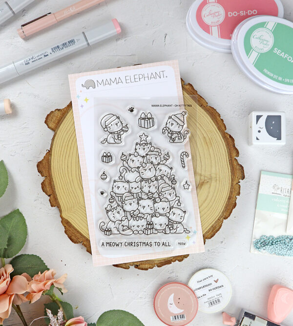 Set de sellos Oh Kitty Tree de Mama Elephant