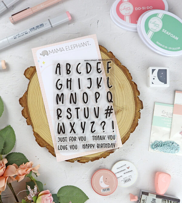 Set de sellos Personal Letters de Mama Elephant