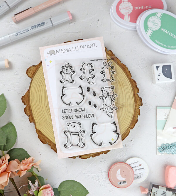 Set de sellos Snow Angels de Mama Elephant