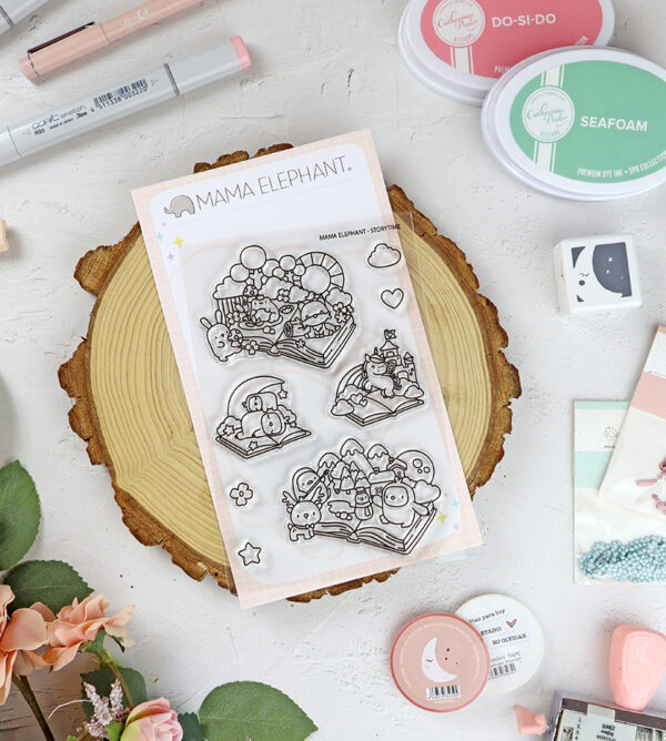 Set de sellos Storytime de Mama Elephant