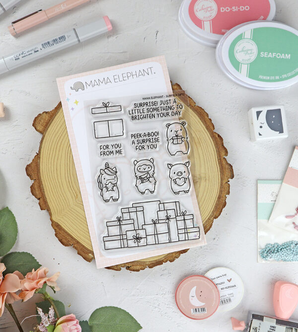 Set de sellos Surprise Gifts de Mama Elephant