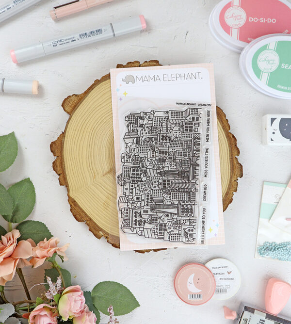 Set de sellos Urban City de Mama Elephant