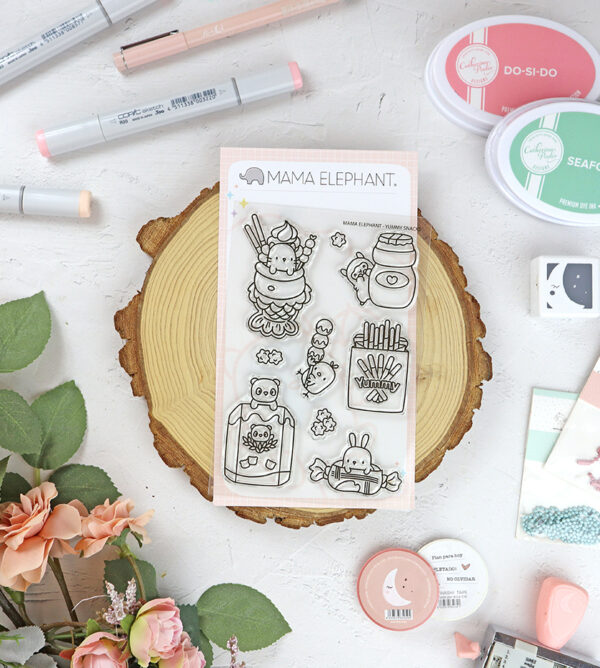 Set de sellos Yummy Snacks de Mama Elephant